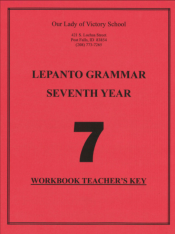 Lepanto Grammar 7 Workbook Teacher Key